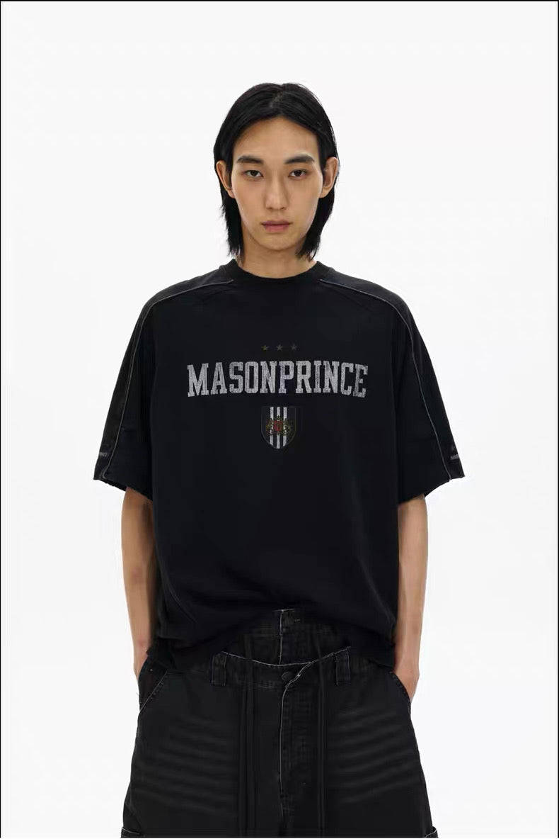 MASONPRINCE Super Club 8 Star Tee Black