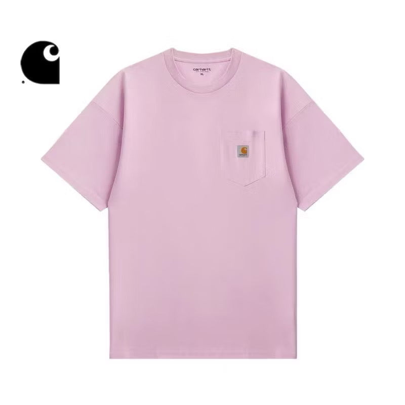 CARHARTT WIP S/S POCKET PINK TEE SHIRT