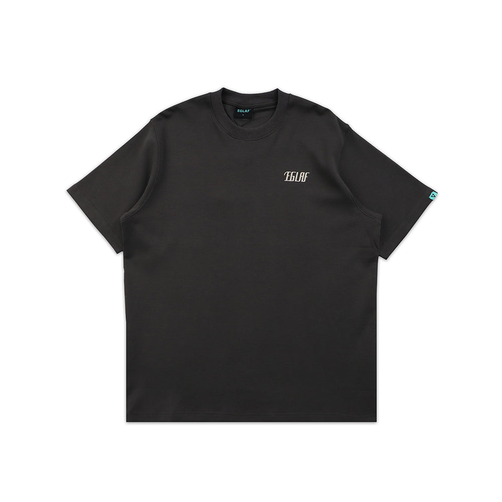 EGLAF R/W Distressed Texts Tee (Warm Grey)