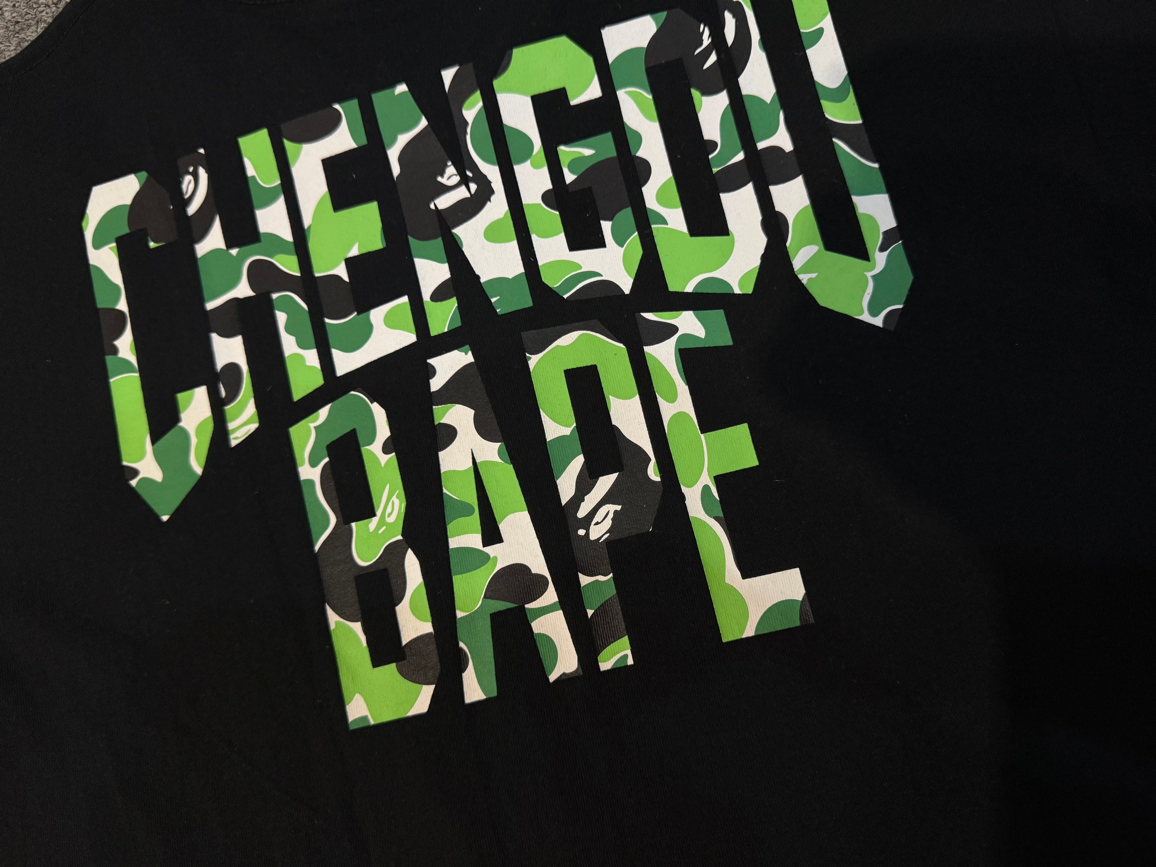 BAPE CHENGDU EXCLUSIVE BLACK TEE