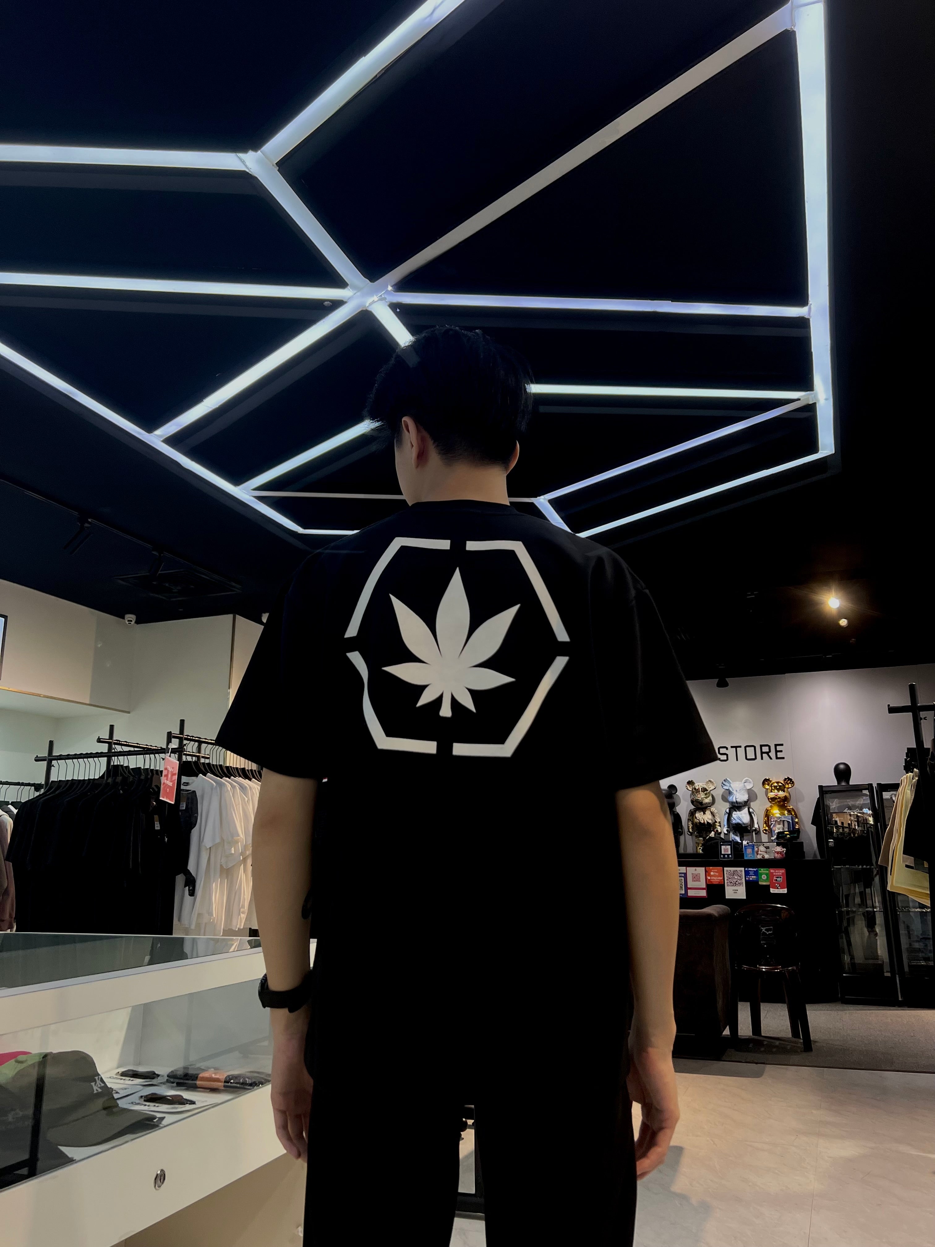 Stoned & Co. Genetic Hexagon Tee Black