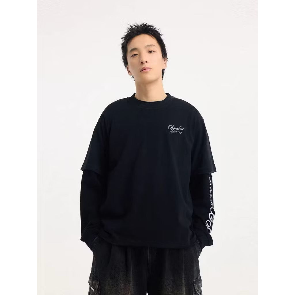 BONELESS HEROES EAGLE TEE BLACK