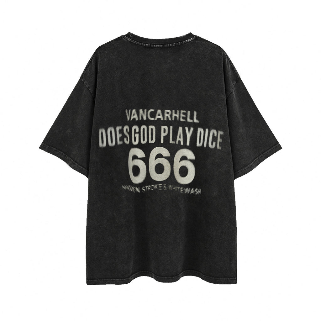 DICE 666 BLACK T SHIRT (PRE-ORDER)