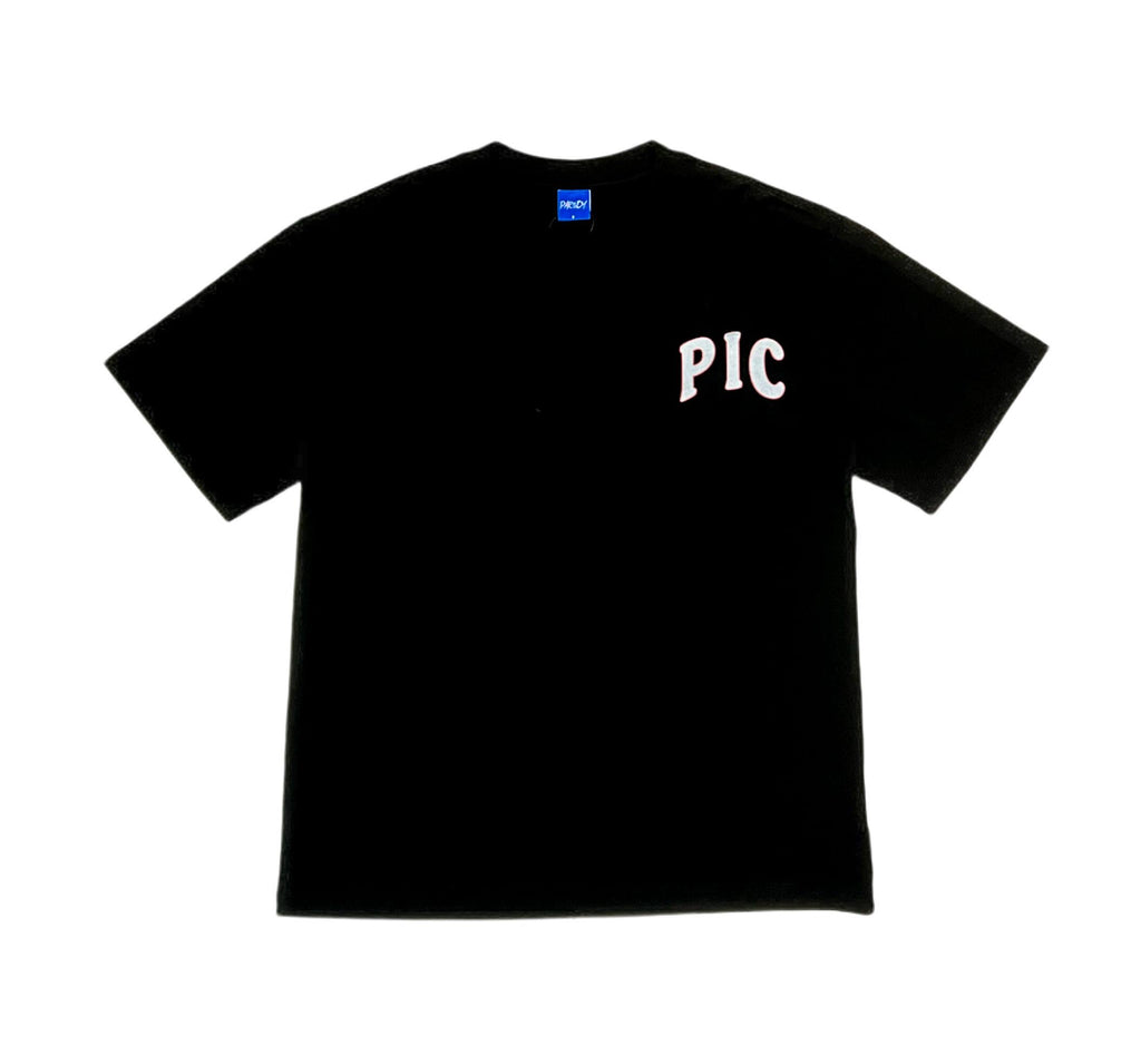 PARODY SMILEY FACE DESIGN 026 BLACK T SHIRT