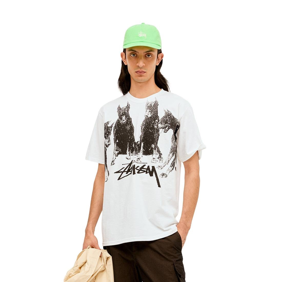 Stüssy Dobermans Tee White