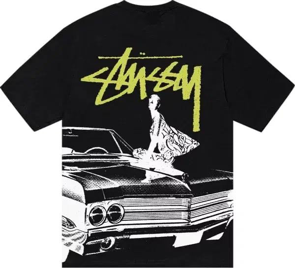Stussy Beat Crazy Tee Black