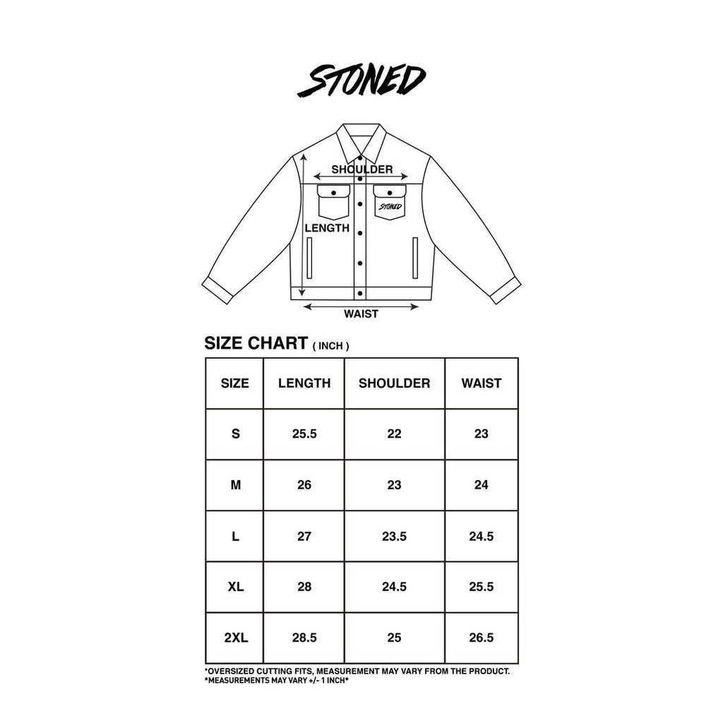 Stoned & Co Milestoned : Descendant Denim Jacket Black