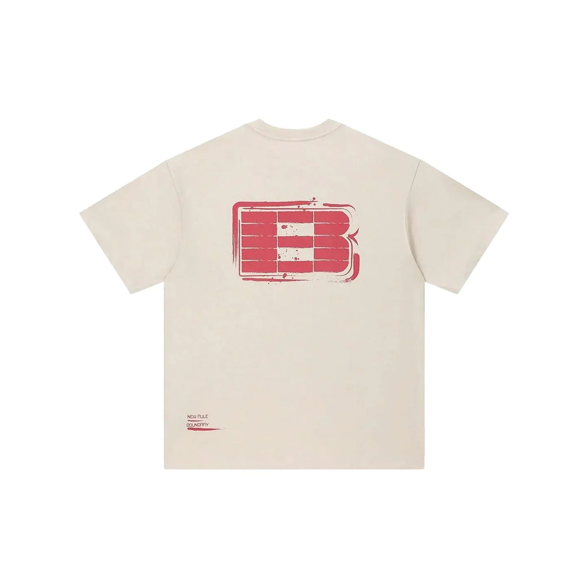 BONELESS Stamp Print S/S Tee Light Apricot )
