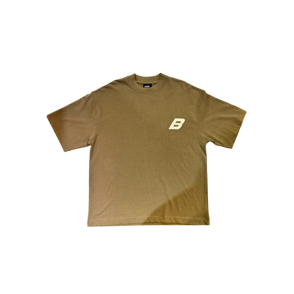 BRB ESSENTIAL BASIC TEE BROWM