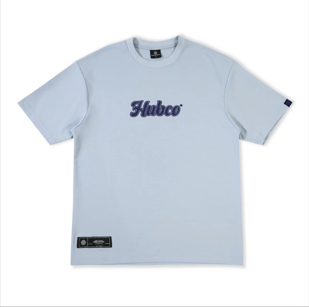 HUB CONCEPT STORE |GRAIN HUB 280GSM OVERSAIZ TEE BLUE