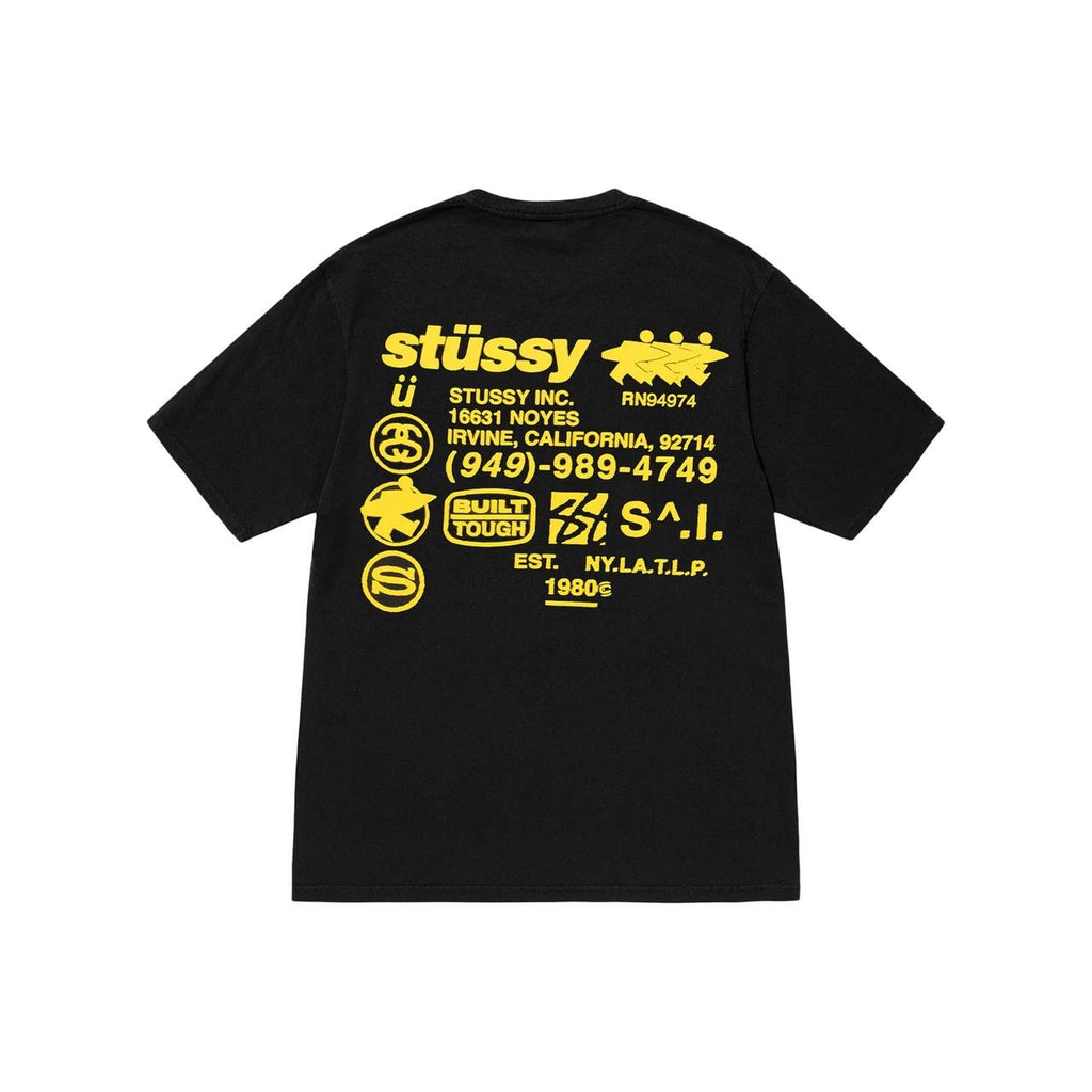 Stüssy DNA Pigment Dyed Tee Black