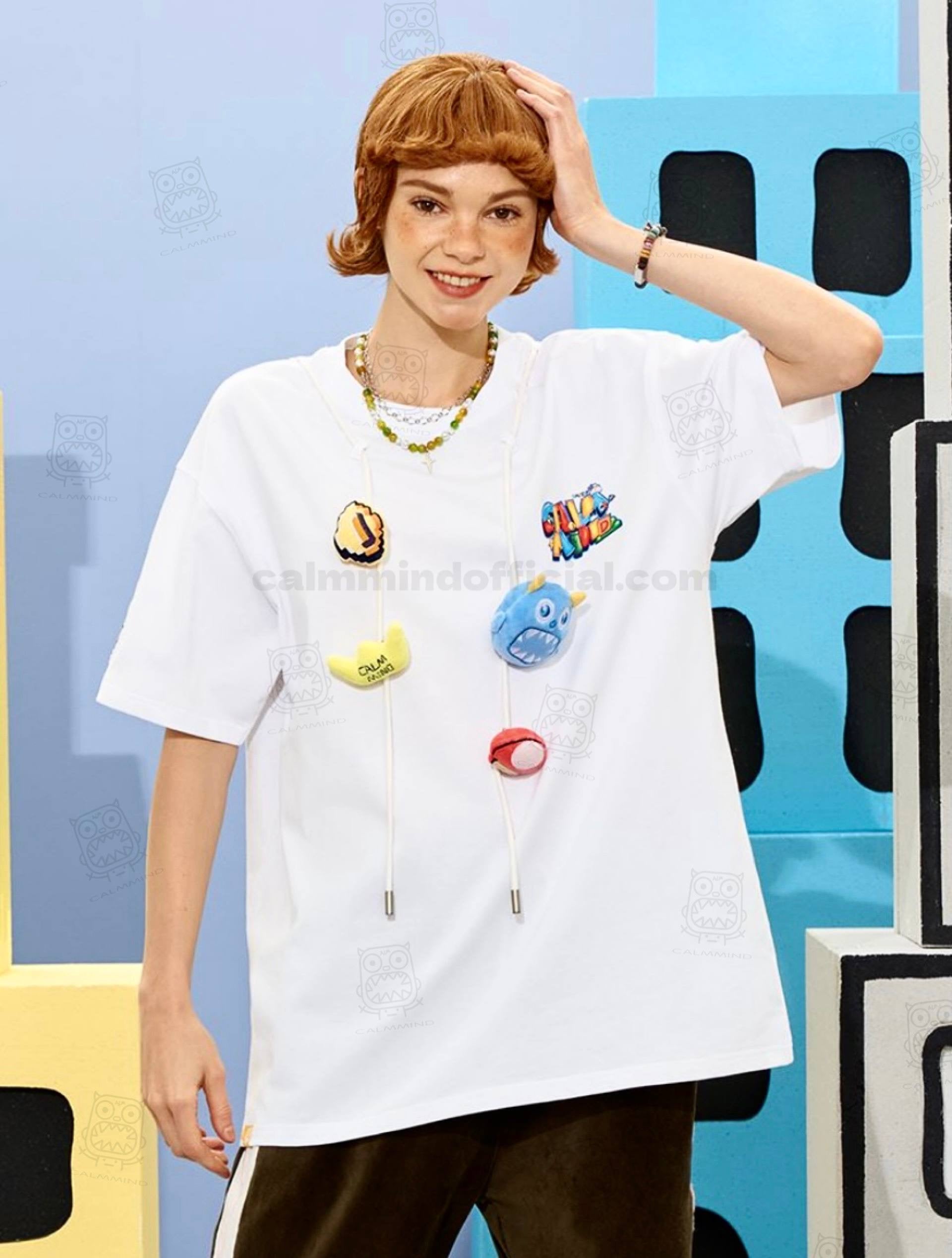 Calmmind Mario Monster Tee White