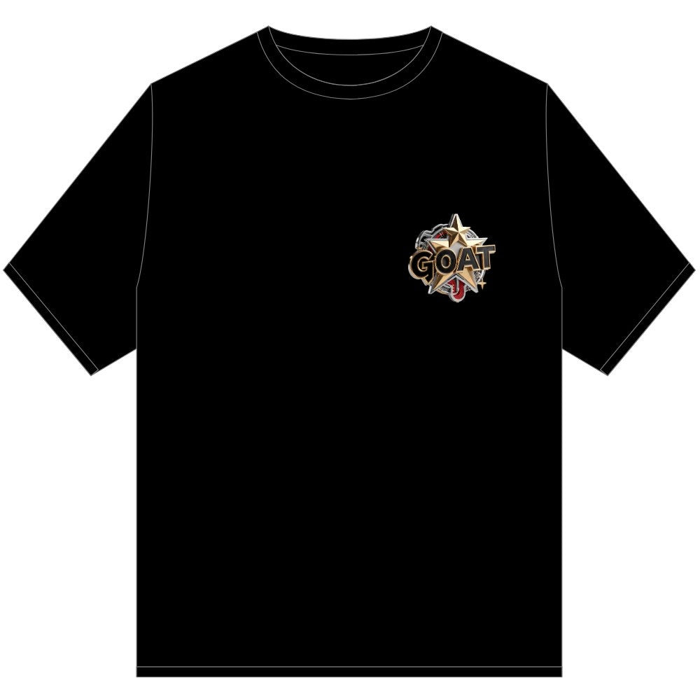 GOAT STAR CHAIN TEE SHIRT BLACK
