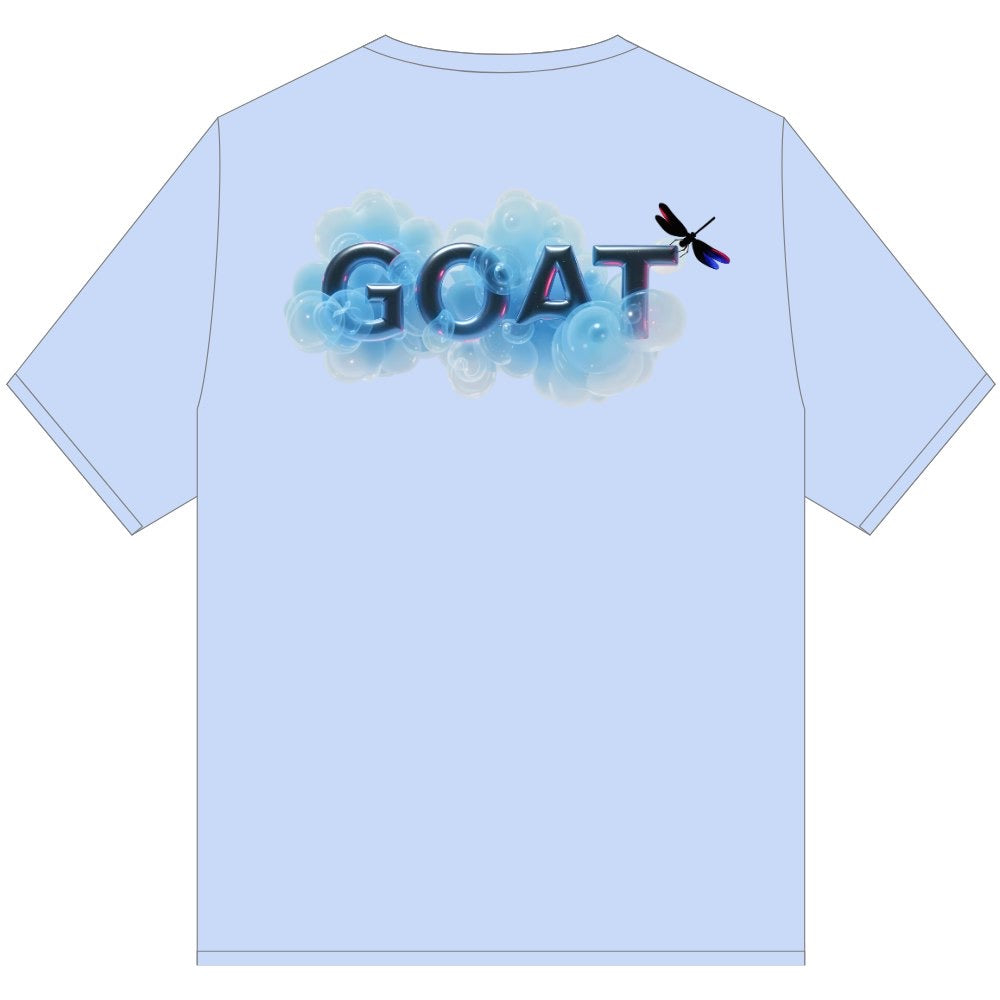 GOAT SKY DRIFT TEE SHIRT BLUE