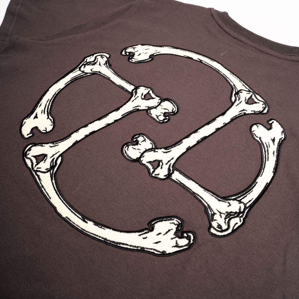 TNTCO SS26 Skeleton Logo Tee (DARK GREY)