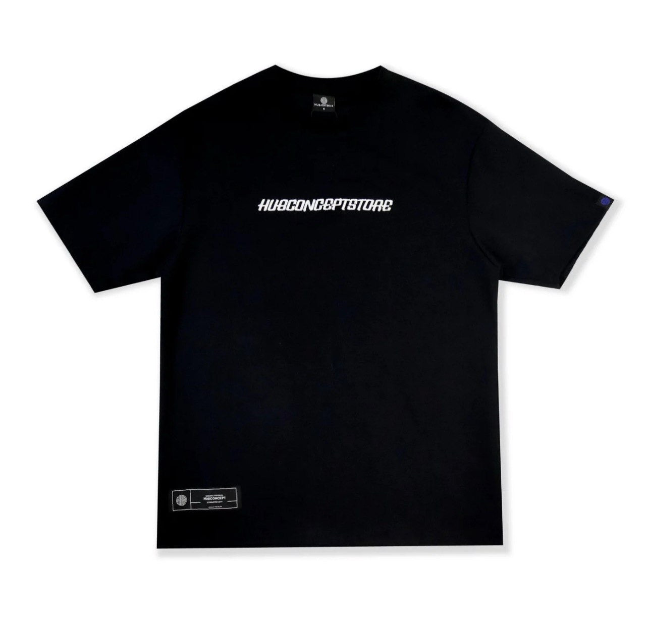 ESSENTIAL EMBROIDERY HUBCO TEE BLACK