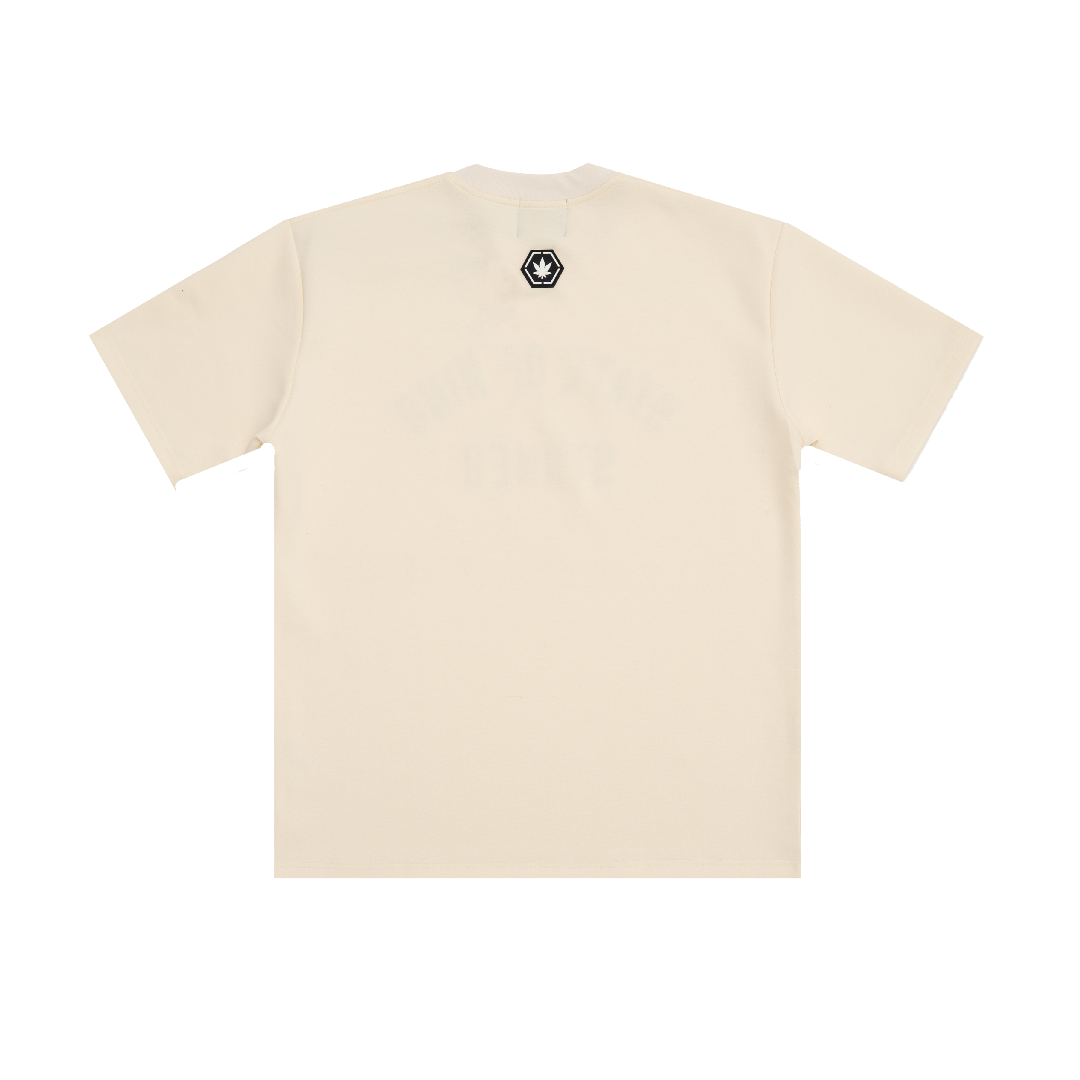 Stoned & Co Originals V2 CREAM PURPLE TEE