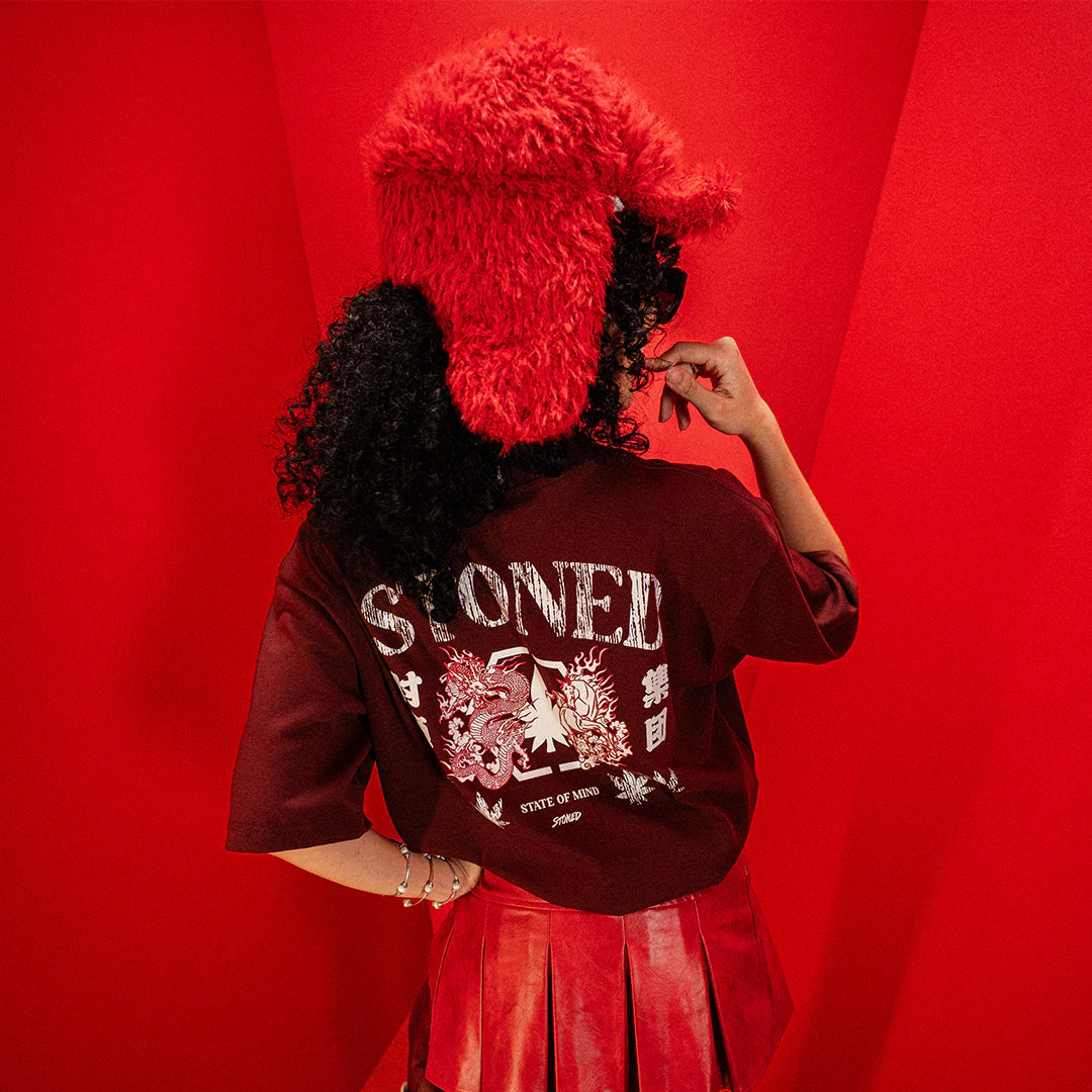 STONED & CO 26: DARK HORSE MYTH RED TEE