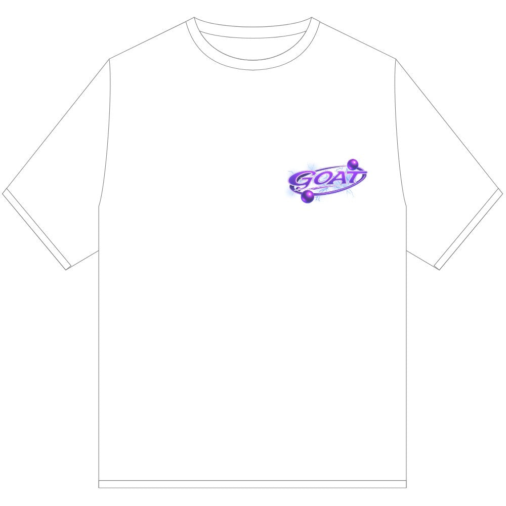 GOAT COSMIC PULSE TEE SHIRT WHITE