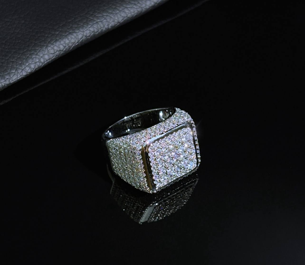 Iced Champion Signet Ring