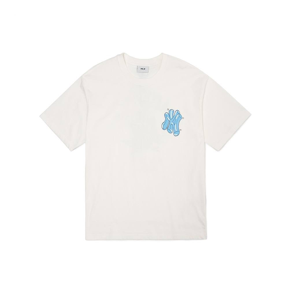 MLB BLUE WHITE LIKE TEE WHITE