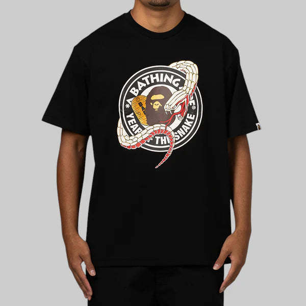 BAPE Limited Edition Men's Year of the Snake T-shirt Black