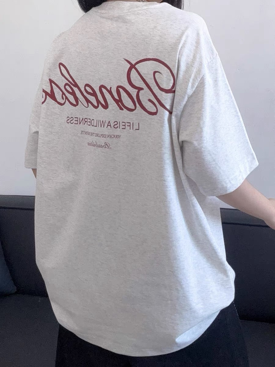 BONELESS POSSIBILITIES GREY T SHIRT