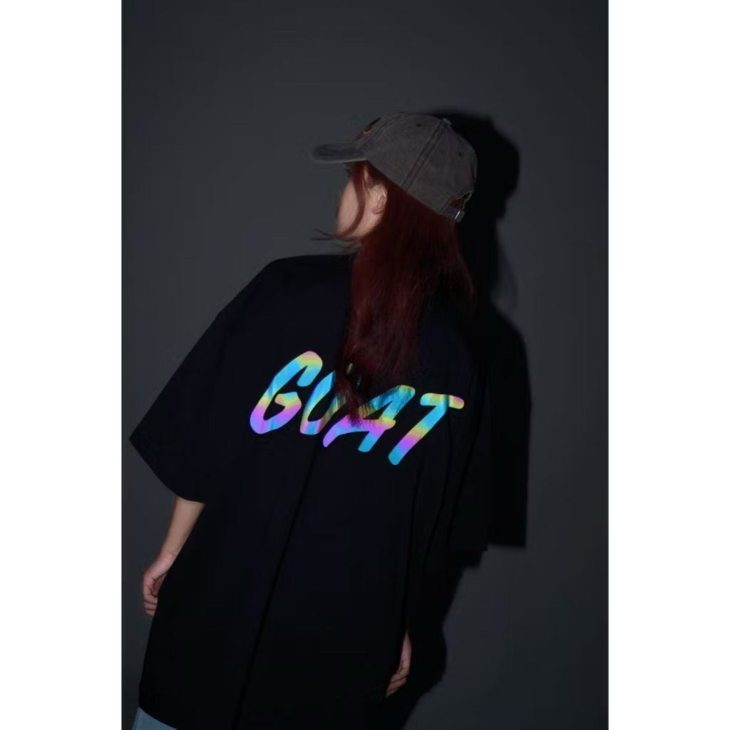 GOAT SPECTRUM REFLECTIVE BLACK T SHIRT