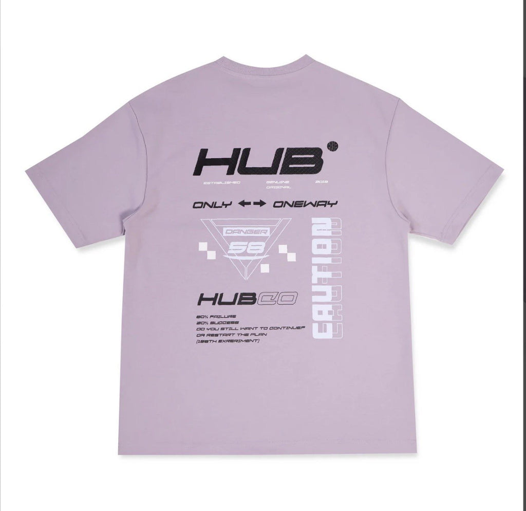 HUB RACEWAY TEE PURPLE