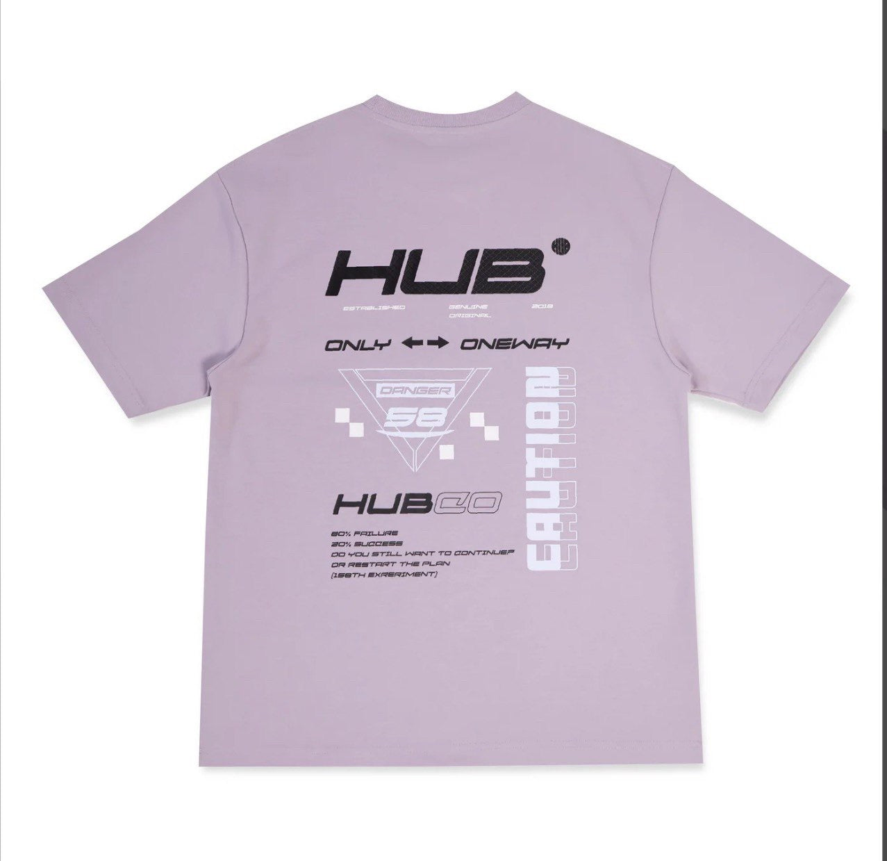HUB RACEWAY TEE PURPLE
