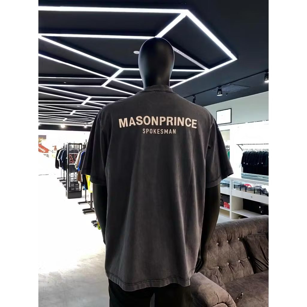 MASONPRINCE SPOKESMAN REFLECTIVE VINTAGE WASHED TEE | EXCLUSIVE DESIGN