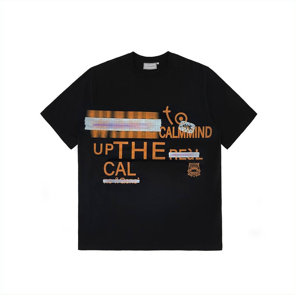 Calmmind Mark Tape Monster Tee Black