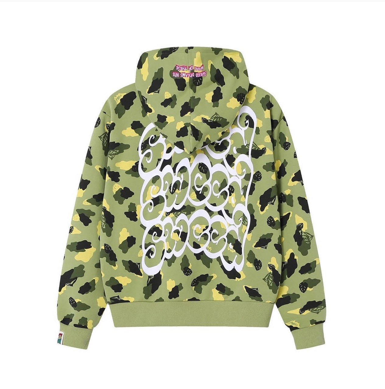 SWEED CAMO HOODIE GREEN