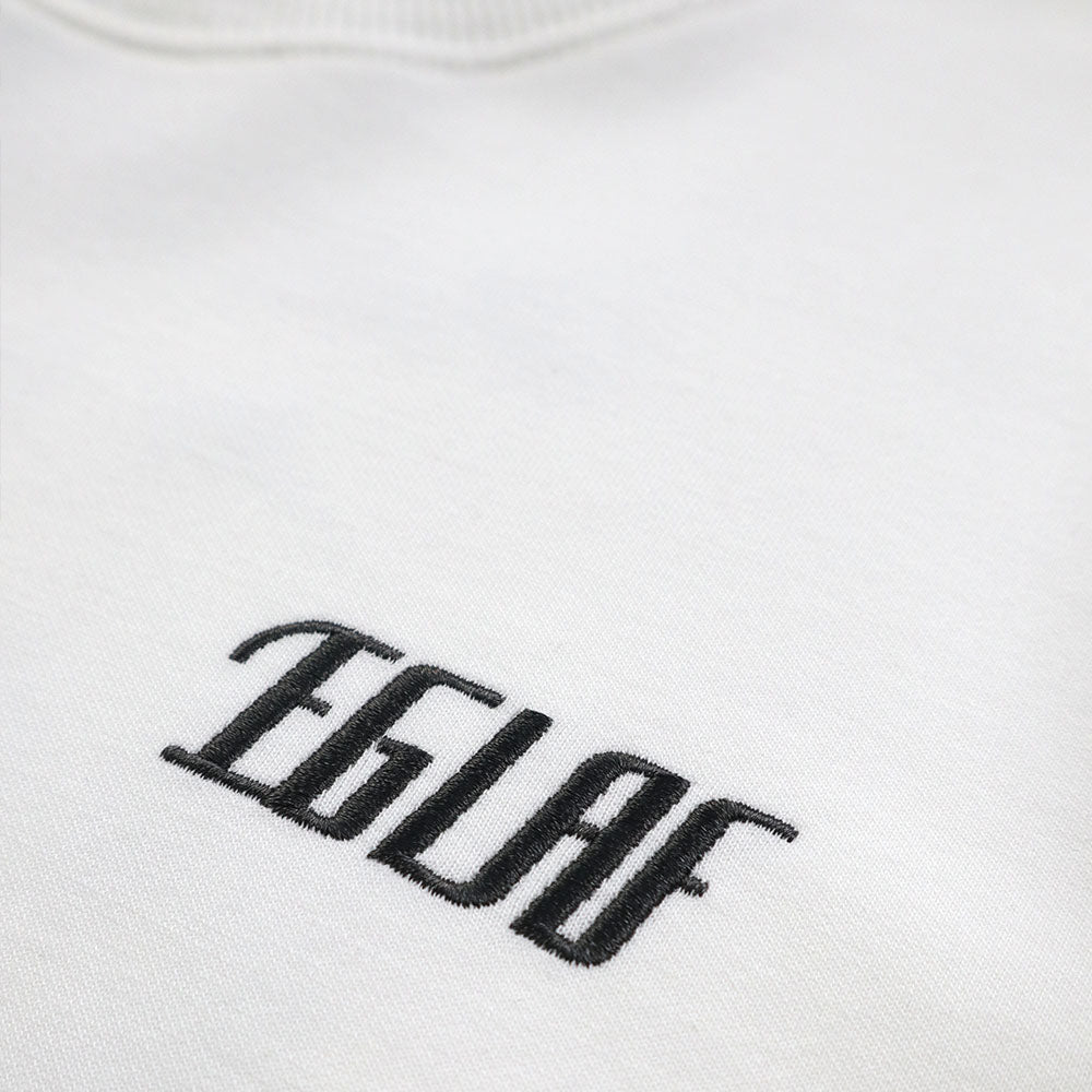 EGLAF R/W Distressed Texts Tee (White)