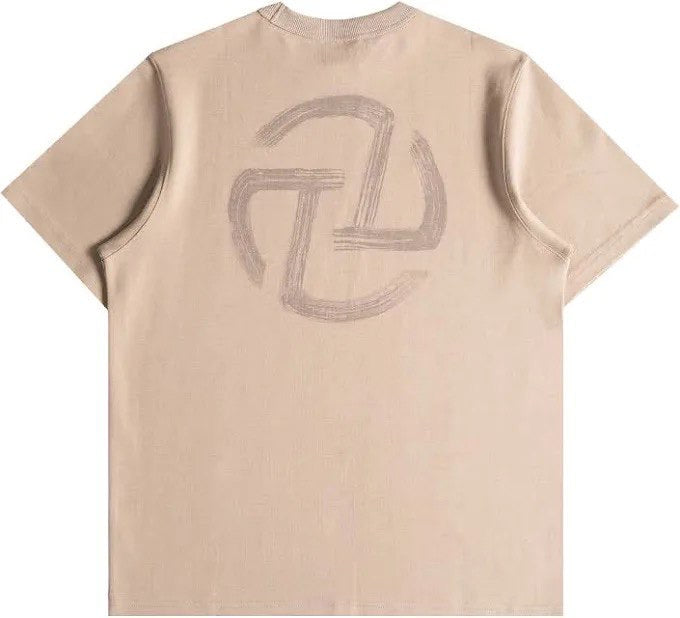 TNTCO TEXTURED LOGO TEE (BEIGE)