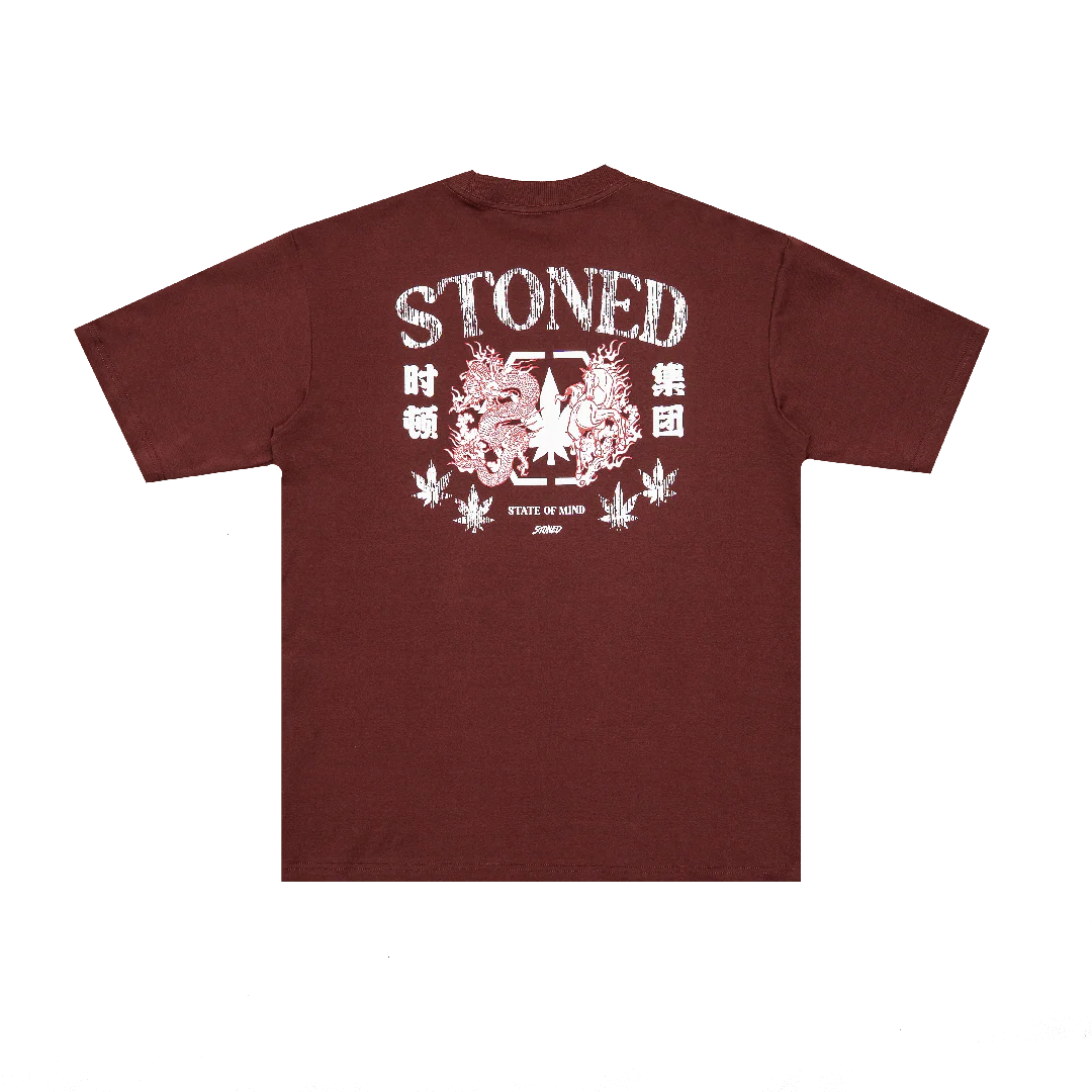 STONED & CO 26: DARK HORSE MYTH RED TEE