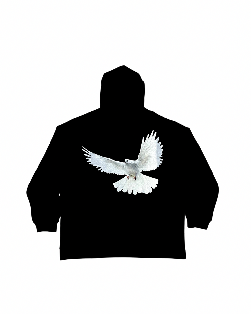 HYPED WHITES HOODIE BLACK