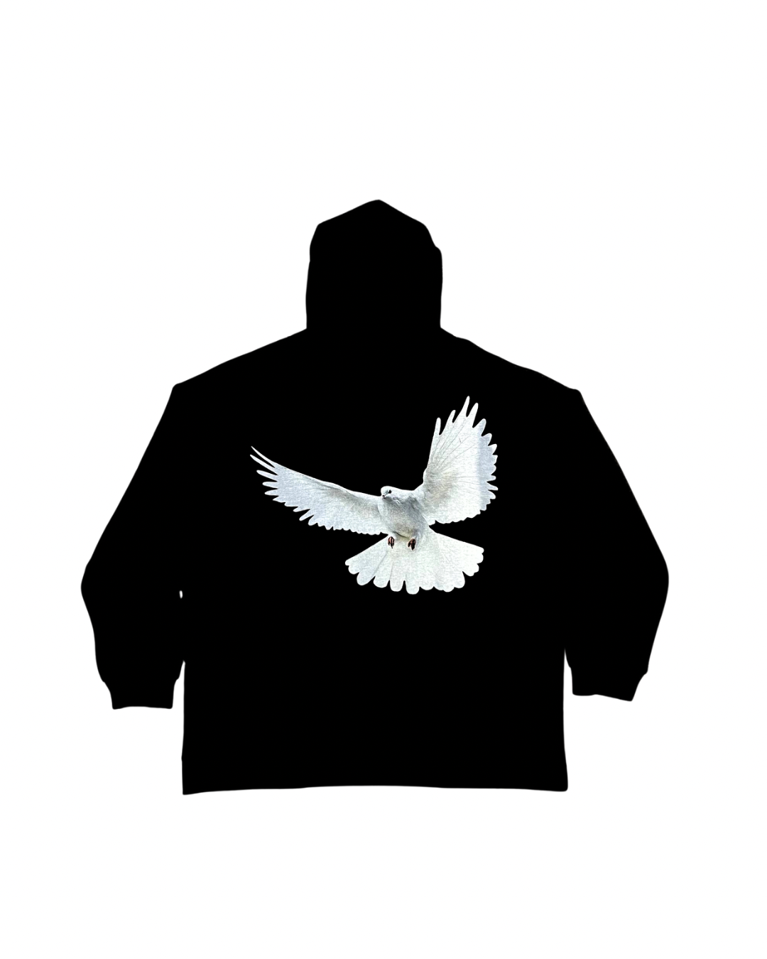 HYPED WHITES HOODIE BLACK