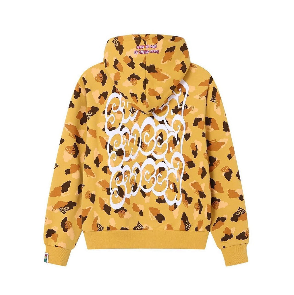 SWEED CAMO HOODIE YELLOW