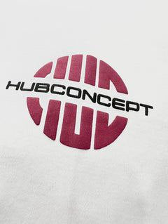 HUBCO PUFF LOGO TEE BLACK/WHITE