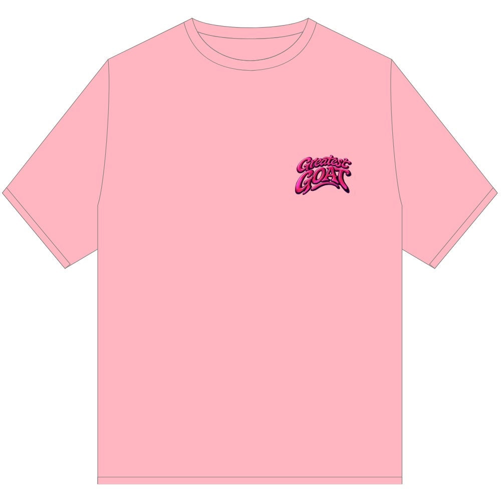 GOAT BUBBLE FLEXX T SHIRT PINK