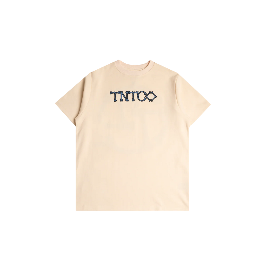TNTCO SS26 Skeleton Logo Tee (Beige)