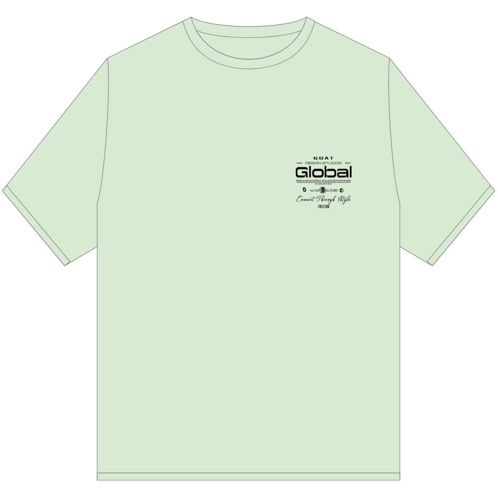 GOAT GLOBAL CONNECT T SHIRT MINT GREEN