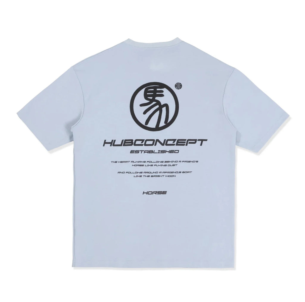 HUBCO CRIMSON HORSE TEE BLUE