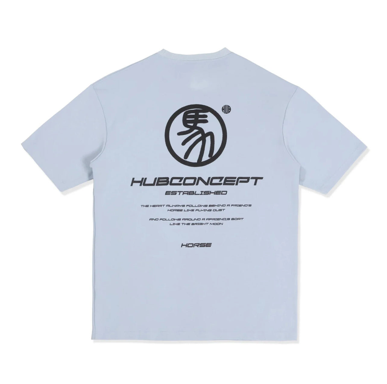 HUBCO CRIMSON HORSE TEE BLUE