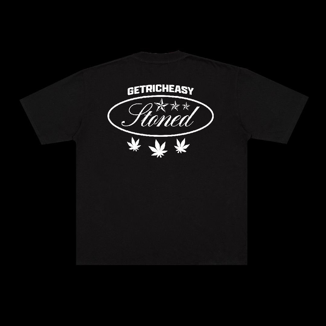 Stoned X GRE : Genetic Original Logo Tee Black
