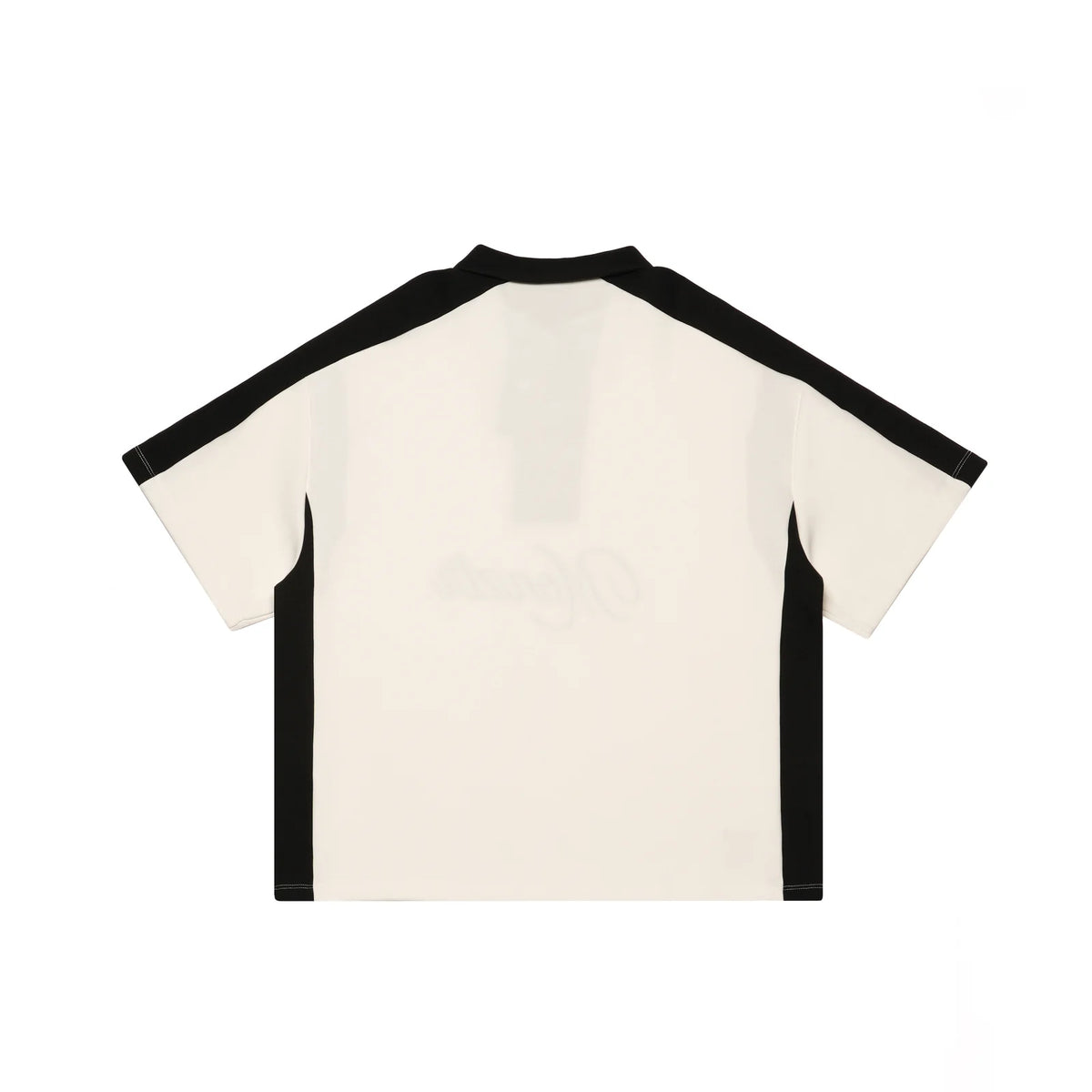 MONZTR MONO ZIP TEE BLACK WHITE