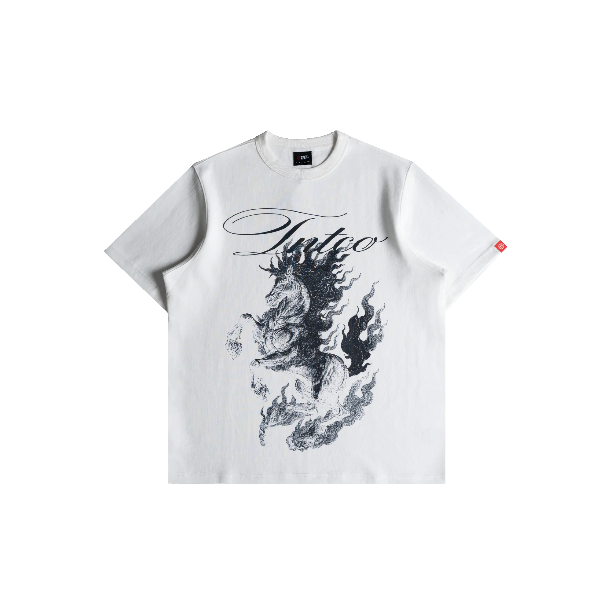 TNTCO ROARING HORSE TEE WHITE