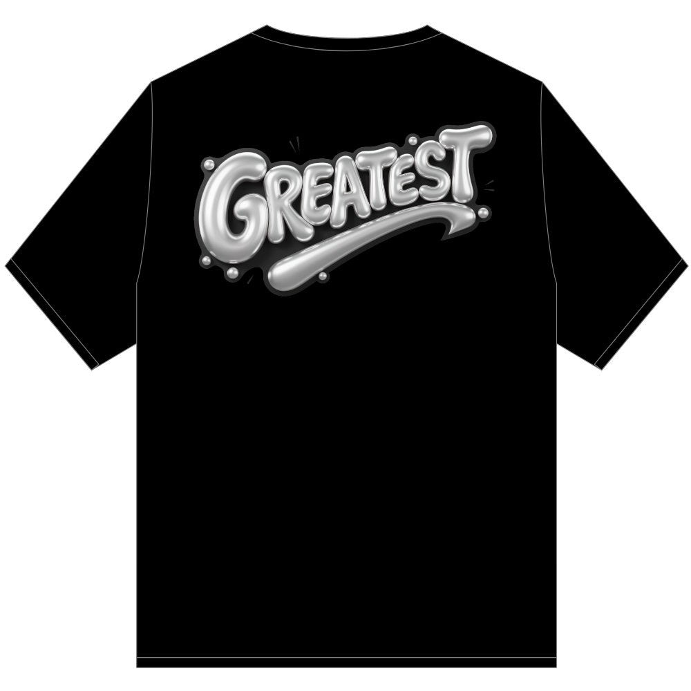 GOAT LIQUID METAL TEE SHIRT BLACK