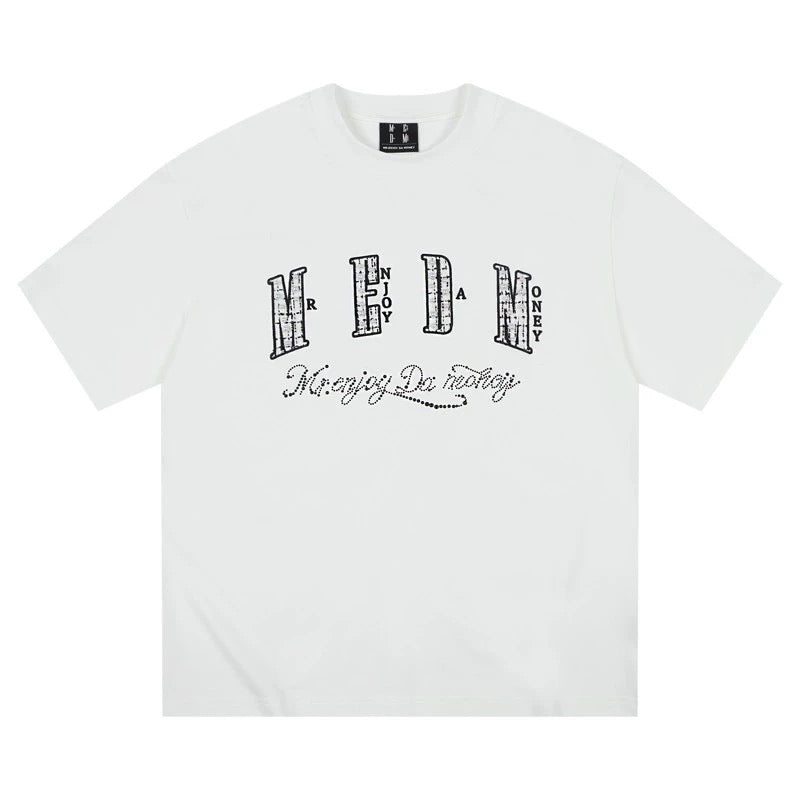 MEDM ALL ICONIC CRYSTAL WHITE TEE